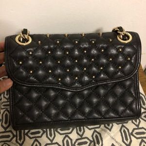 Small leather shoulder bag